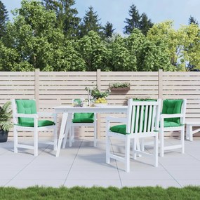 vidaXL Almofadões lombares p/ cadeiras de jardim 4pcs tecido verde