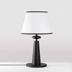 Candeeiro de Mesa Pardo – Preto – 30 cm Diâmetro x 55 cm Altura