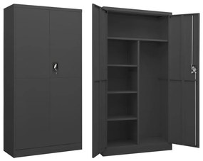 Cacifo 90x40x180 cm aço antracite