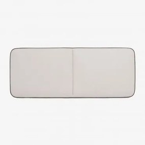 Cabeceira Em Bouclé De 180 Cm Romeo Bouclé Branco & 160 Cm - Sklum