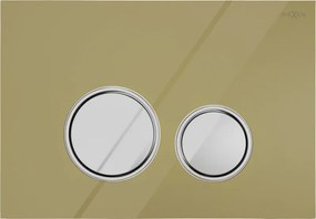 Mexen Fenix 06 botão de descarga, dourado champanhe - 600624