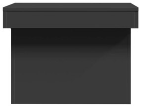 Mesa de centro 80x55x40 cm derivados de madeira preto