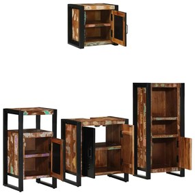 Conjunto de Móveis para Banheiro com prateleira com armazenamento com