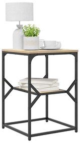 Mesa Lateral vidaXL Carvalho Sonoma 41x40x60 cm Madeira Engenharia