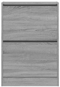 Sapateira 60x21x87,5 cm derivados de madeira cinzento sonoma