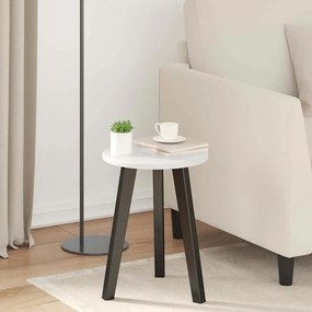 vidaXL Tampo de Mesa Branco brilhante 30 x 30 x 1,5 cm