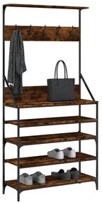 Conjunto de Entrada - Bengaleiro c/ arrumação de calçado 90x34x184 cm