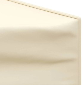 Tenda para festas dobrável com paredes laterais 2x2 m creme