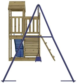 Conjunto de brincar para exterior madeira de pinho impregnada