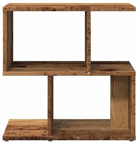 Mesa de cabeceira madeira velha 50x30x51,5cm madeira trabalhada