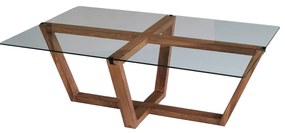 Mesa de Centro Amalfi – Nogueira – 105 x 35 x 65 cm
