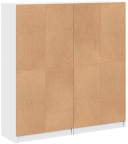 Estante c/ portas 136x37x142 cm derivados de madeira branco