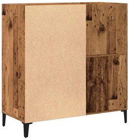 Armário para discos 84,5x38x89 cm deriv. madeira madeira velha