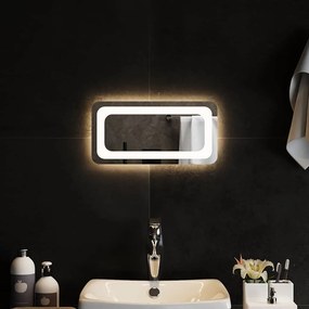 Espelho de casa de banho com luzes LED 40x20 cm