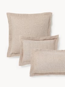 Fronha de almofada em linho com bainha elevada Linna