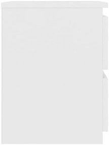 Mesa de cabeceira 30x30x40 cm contraplacado branco