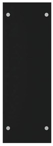 Suporte para lenha 80x35x100 cm vidro temperado preto