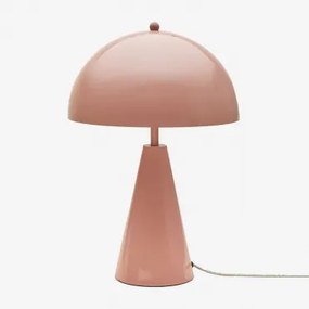 Candeeiro De Mesa Em Ferro Jaliya Rosa Quartzo - Sklum