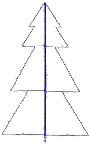 Árvore de Natal em cone 200 LEDs 98x150 cm interior e exterior