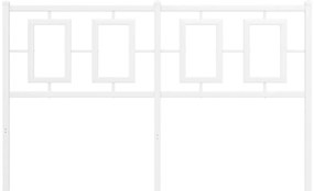 Cabeceira de cama 135 cm metal branco