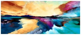 Pintura Decorativa em Tela YTY1027048810_50120 – Multicolor – 50 x 120