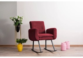 Cadeira de Balanço Kono – Bordeaux – 86x50x50 cm