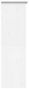 Roupeiro BODO 99x53,5x173 cm madeira de pinho maciça branco