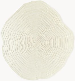 Tapete em lã artesanal com forma orgânica Niria