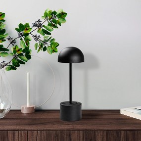 Candeeiro de Mesa Sept – Preto – Diâmetro 10 cm Altura 29 cm