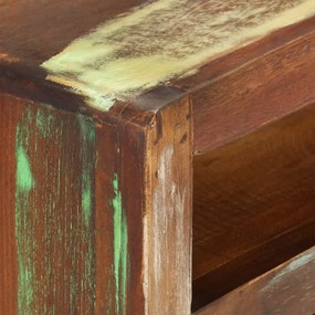 Móvel de TV 110x30x40 cm madeira recuperada maciça multicor