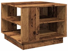 Mesa de centro 55x55x42 cm derivados de madeira madeira velha