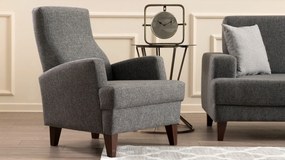 Cadeira Wing Kana – Cinzento Escuro – 76x91x87 cm