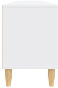 Móvel de TV 150x30x44,5 cm derivados de madeira branco