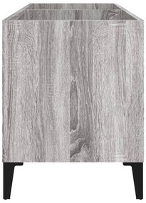 Armário p/ discos 74,5x38x48 derivados madeira cinzento sonoma