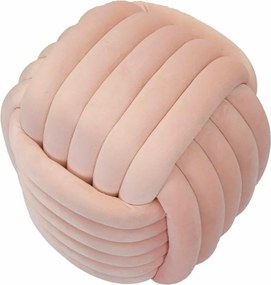 Puff Softy Pink - Veludo Rosa Claro - 45 cm x 45 cm x 45 cm