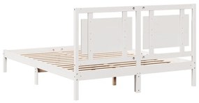 Cama extra longa sem colchão 140x210 cm madeira maciça