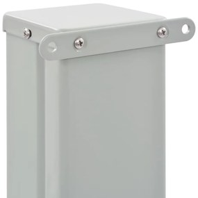 Toldo lateral retrátil para pátio 160x300 cm creme