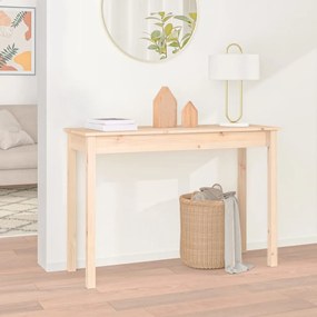 Mesa consola 110x40x75 cm madeira de pinho maciça