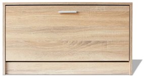 Banco sapateira 80x24x45 cm carvalho