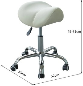 Cadeira Trabalho Banquinho Rodinhas Giratórias Banquinho Cosmética Dentista Cabeleireiro