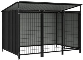 vidaXL Canil de exterior 193x133x116 cm