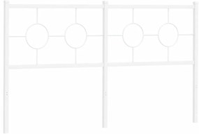Cabeceira de cama 160 cm metal branco