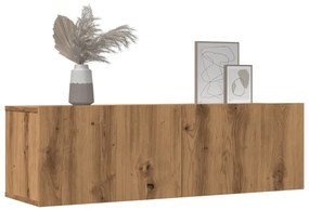 Móveis de parede para TV 2 pcs 100x30x30 cm carvalho artisiano
