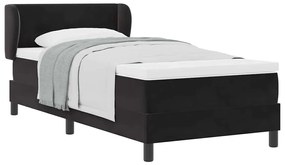 Cama Box Spring com Colchão vidaXL Preta 90x190 cm em Veludo