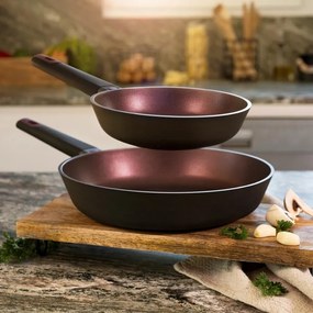 Conjunto de frigideiras Polka Experience Titan com revestimento antiaderente Ø20-24 cm