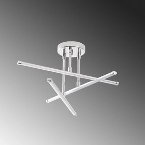 Candeeiro de Teto Ledflower – Chrome – 51 cm x 26 cm