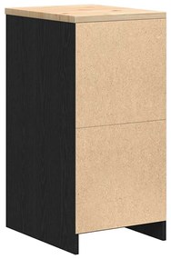 Armário de arrumação de garagem Preto 40x51x85 cm