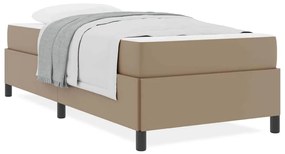 Estrutura de cama com colchão Cappuccino 90 x 190 cm