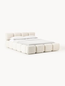 Bouclé Upholstered Bed Tayla