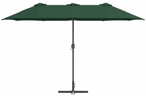 Guarda-sol de Jardim Verde 380 x 196 x 235 cm